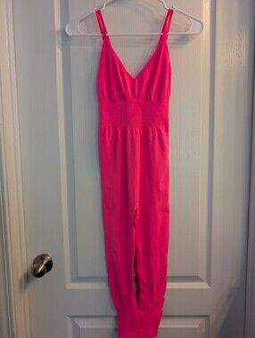 NWOT FP Movement Hot Pink Jumpsuit Size XS/S